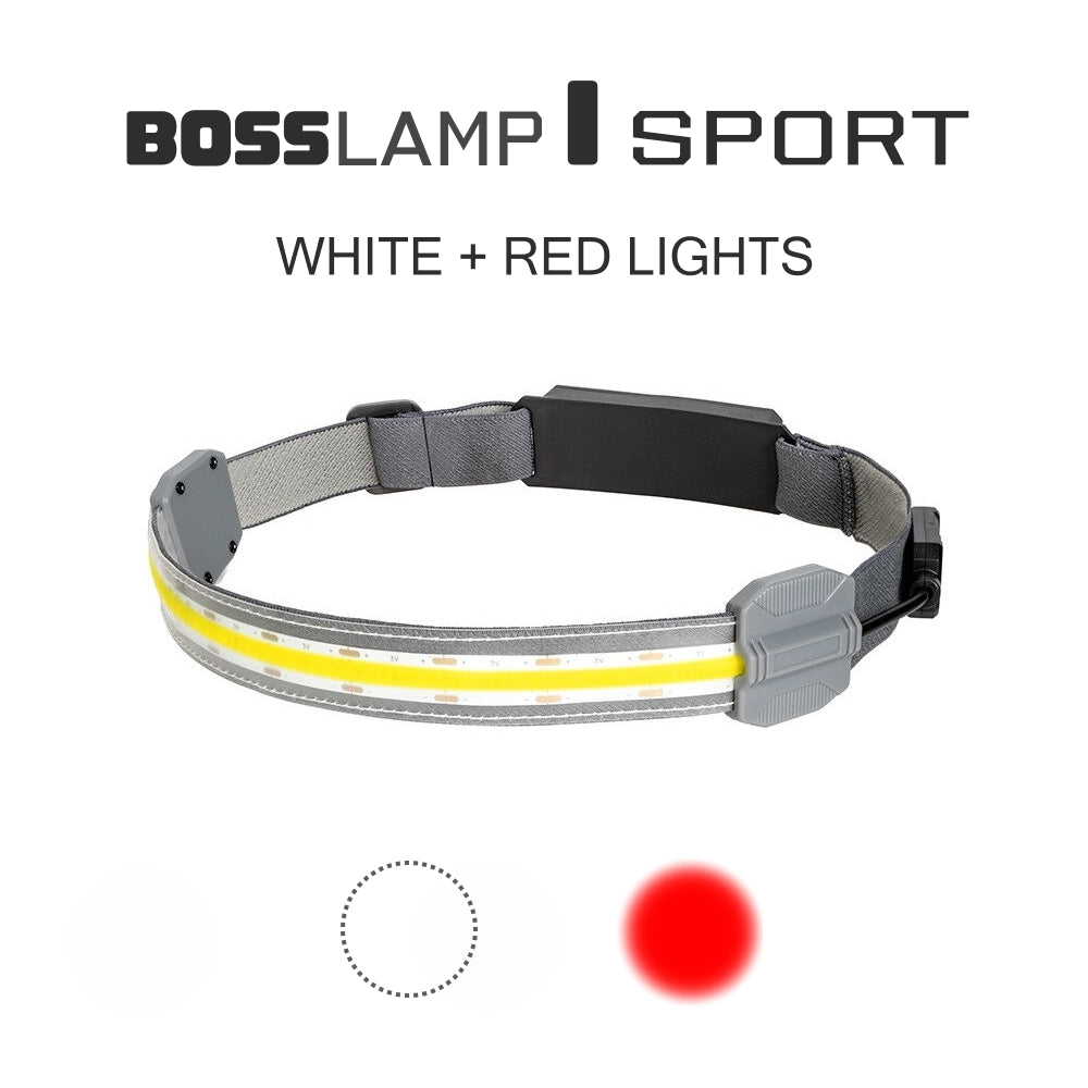 BossLamp 1 SPORT Headlamp | Weatherproof Rechargeable LED Headlamp