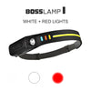 Load image into Gallery viewer, BossLamp 1 Headlamp WHITE+RED LIGHTS | COB LED Headlamp