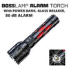Load image into Gallery viewer, BossLamp ALARM Torch Flashlight With 80dB Alarm And Glass Breaker