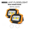 Load image into Gallery viewer, BossLamp Floodlight 30W Portable COB LED Spotlight With Power Bank | Rechargeable LED Floodlight