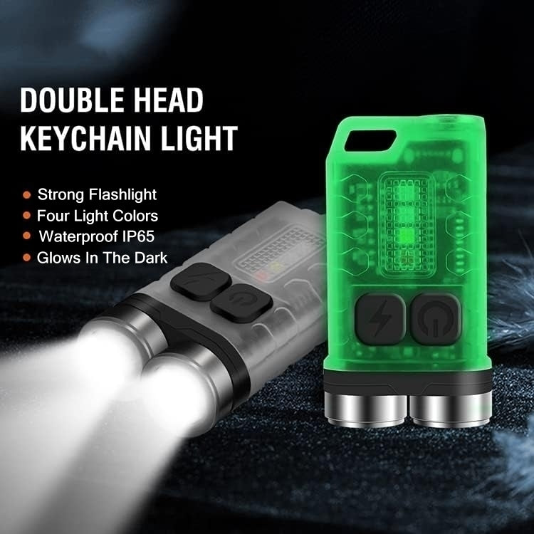 BossLamp Keychain Flashlight | Five Light Colors With 12 modes