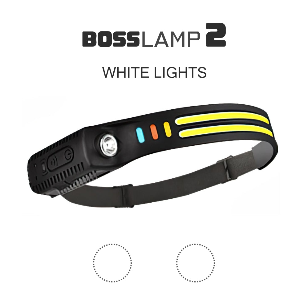 BossLamp 2 Headlamp WHITE LIGHTS | COB LED Headlamp