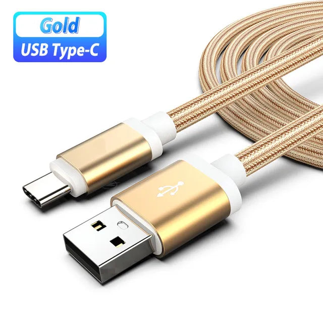 Braided USB C Charging Cable
