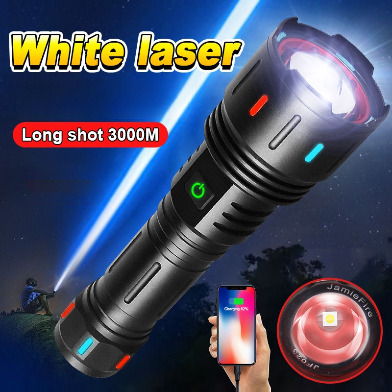 BossLamp MINI Torch Flashlight With Power Bank | Type-C Rechargeable