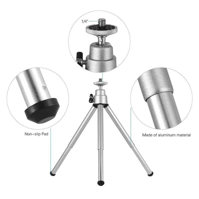 Mini Tripod 2 Section Stand Holder for Projector Camera Desktop Tripod for Mobile Phone Tripod for Camera